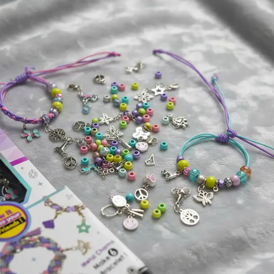 Set Crea Manillas Collares Brazales Metal Niñas Accesorios 2