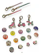 Set Crea Manillas Collares Brazales Metal Niñas Accesorios - Miniatura 5