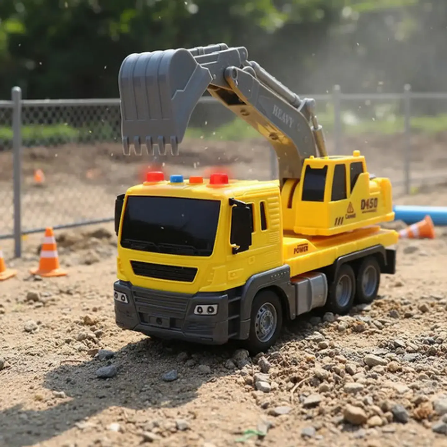 Vehiculos Juguete Construccion Luces Y Sonido Escala 1:16 1