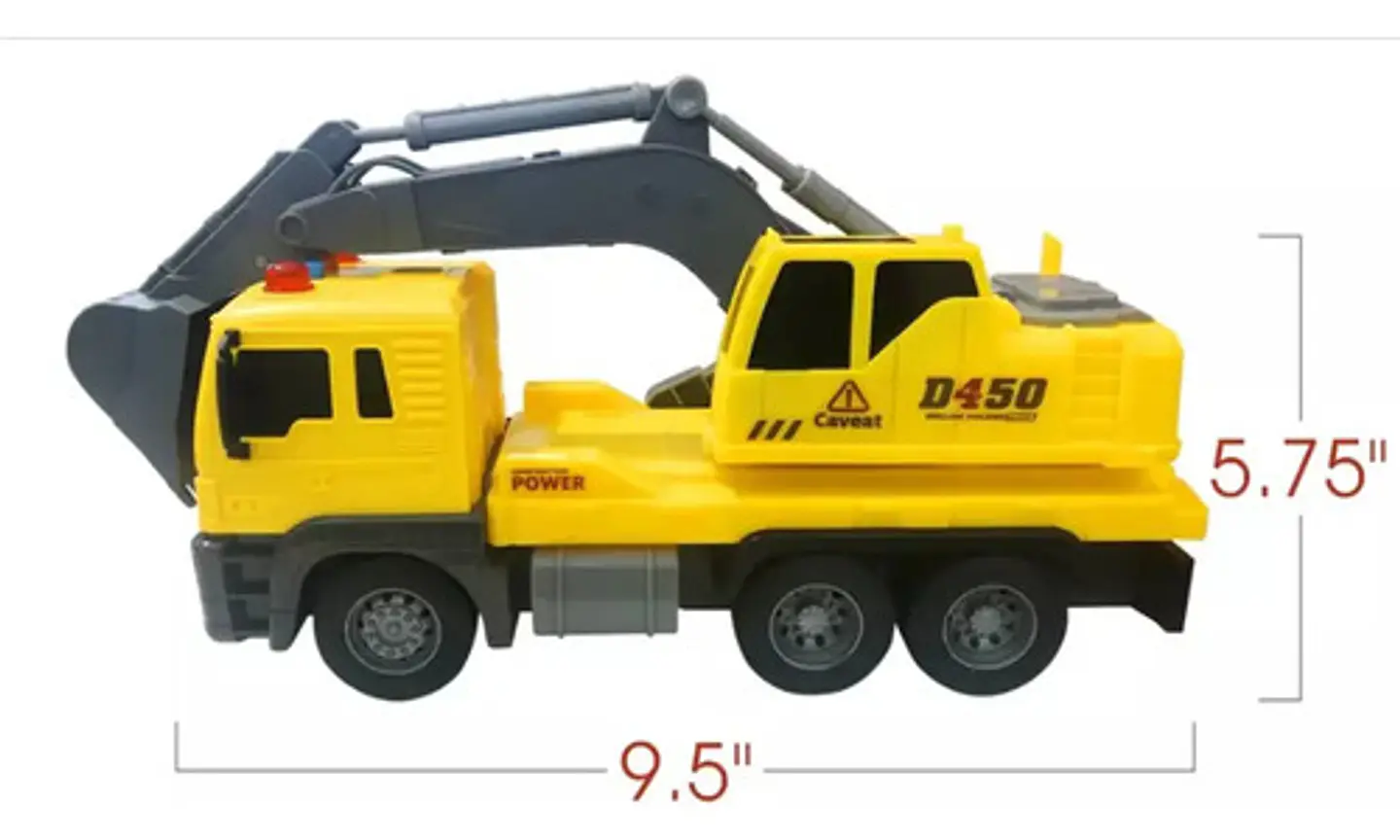 Vehiculos Juguete Construccion Luces Y Sonido Escala 1:16 5