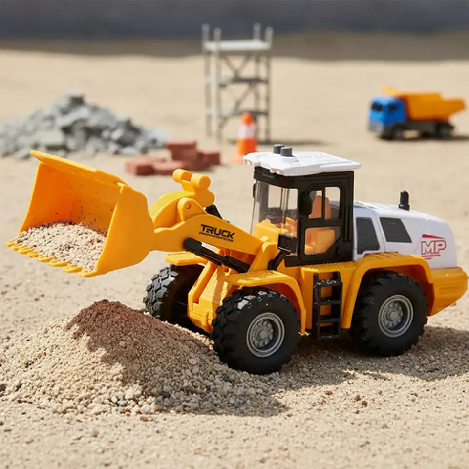 Vehiculos Juguete Construccion Luces Y Sonido Escala 1:16 8