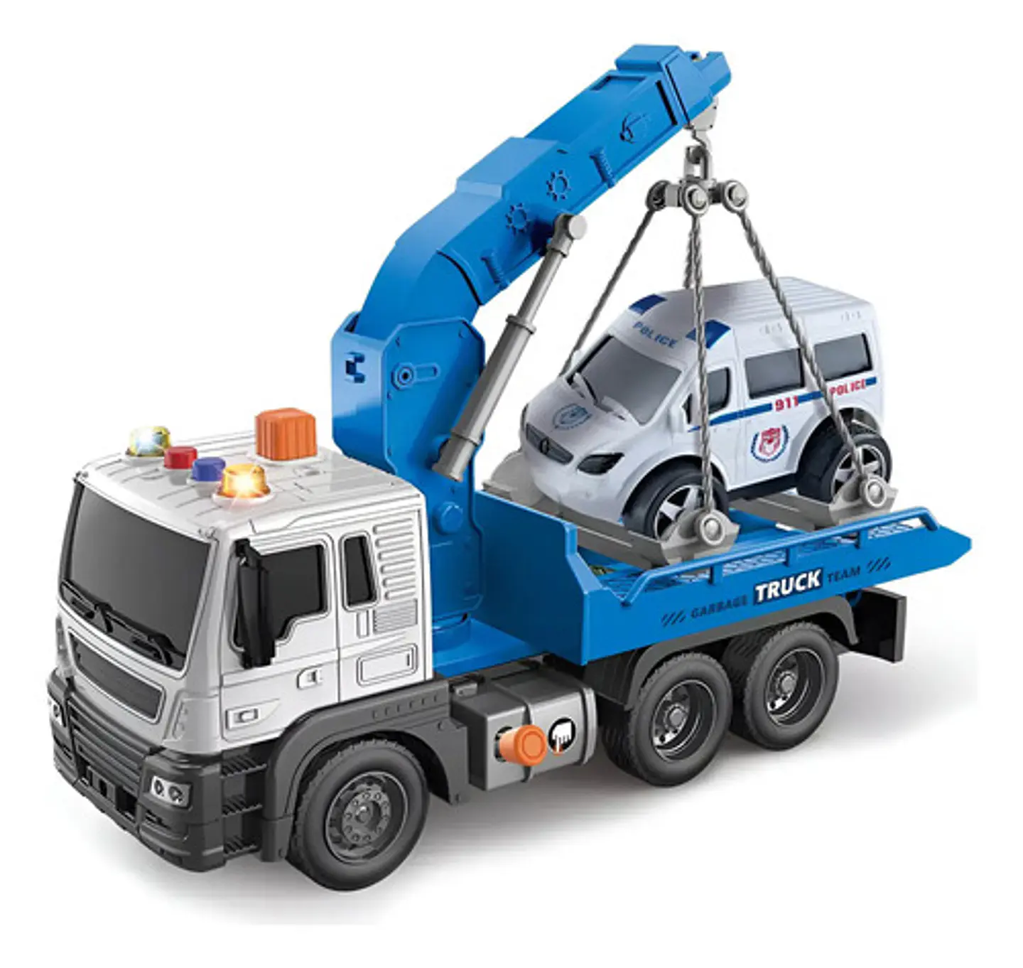 Vehiculos Juguete Construccion Luces Y Sonido Escala 1:16 12