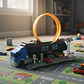 Mula Niñera Lanzador Autos Camión Pista Juguete Niños 68734 - Miniatura 1