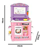 Juguete Cocina Infantil Bile Bl-102a Plástico Con Sonido 35 Accesorios Rosado Rosado Bl-102a - Miniatura 5