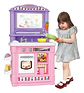 Juguete Cocina Infantil Bile Bl-102a Plástico Con Sonido 35 Accesorios Rosado Rosado Bl-102a - Miniatura 8