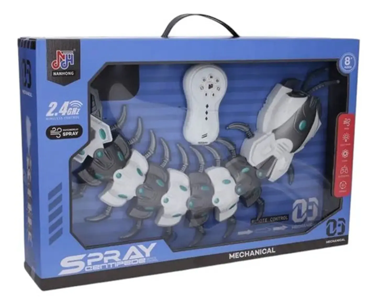 Robot Cienpies Insecto Electronico Juguete Niños Luces Vapo 2