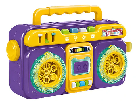 Grabadora Burbujero Sonido Luces Burbujas Maquina Burbujas