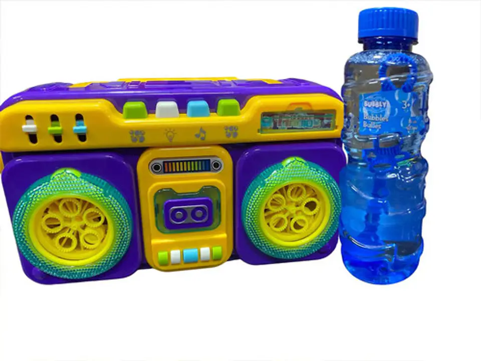 Grabadora Burbujero Sonido Luces Burbujas Maquina Burbujas 2
