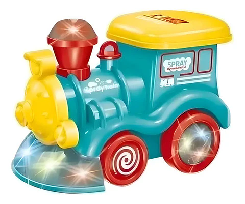 Tren De Juguete Plastico Vapor Luces Sonido Juguete Niños