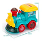 Tren De Juguete Plastico Vapor Luces Sonido Juguete Niños - Miniatura 2