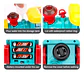 Tren De Juguete Plastico Vapor Luces Sonido Juguete Niños - Miniatura 4