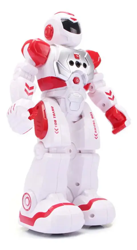 Robot Juguete Control Remoto Infrarrojo Sigue Comandos Color Rojo