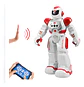 Robot Juguete Control Remoto Infrarrojo Sigue Comandos Color Rojo - Miniatura 2