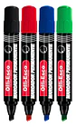 Marcador Permanente Offi-Esco Secado Rápido 8 Colores Punta Biselada - Miniatura 2