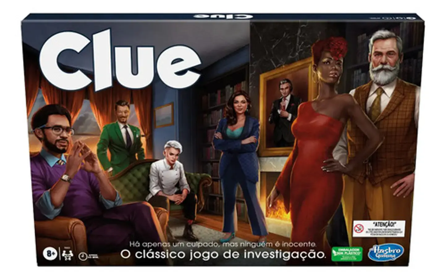 Juego De Investigación Clue F6420 Hasbro Classic 1
