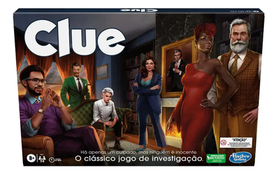 Juego De Investigación Clue F6420 Hasbro Classic 1