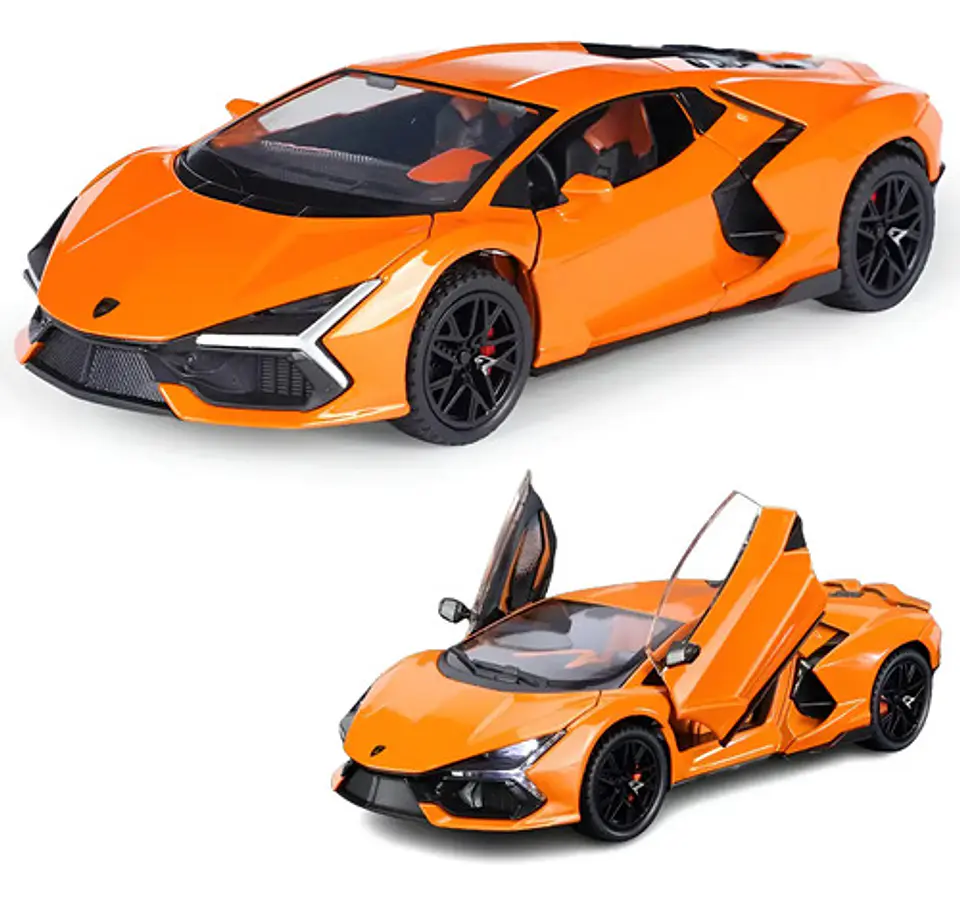 Lamborghini Revuelto Metal Luces Sonido Vapor Juguete 1:24 1