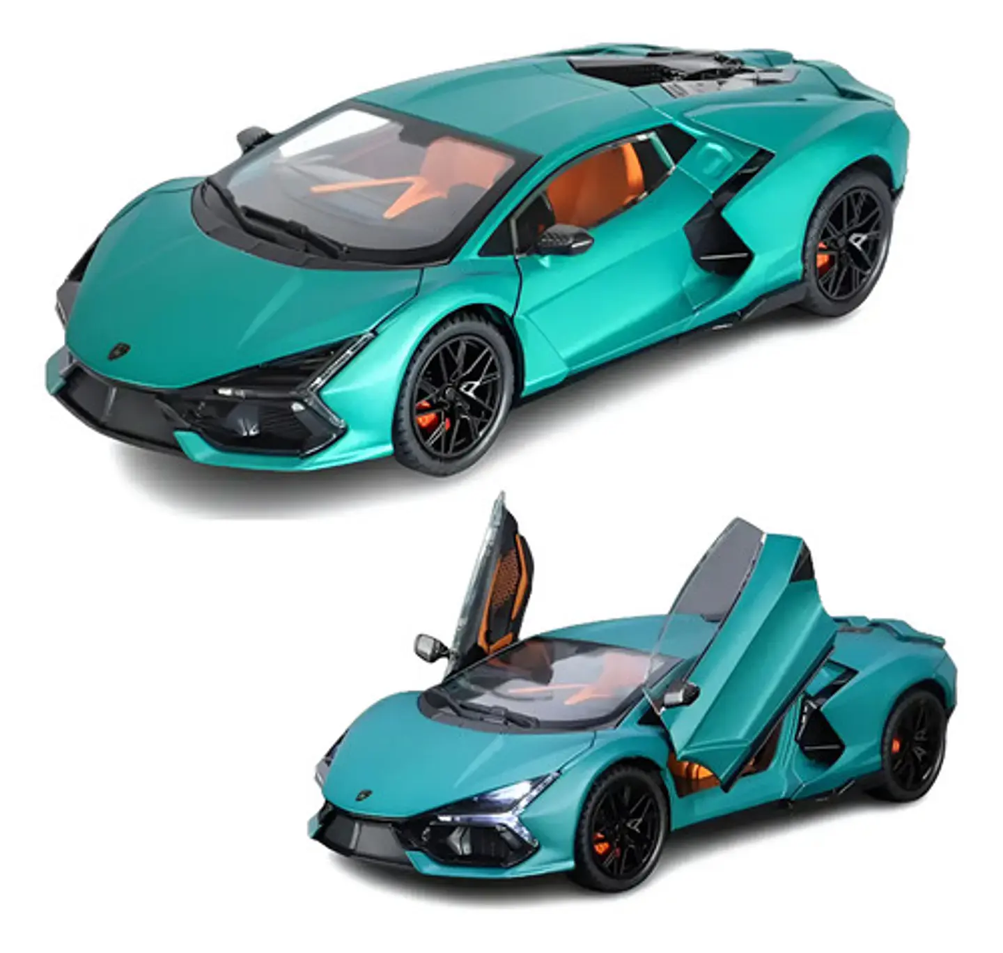 Lamborghini Revuelto Metal Luces Sonido Vapor Juguete 1:24 9