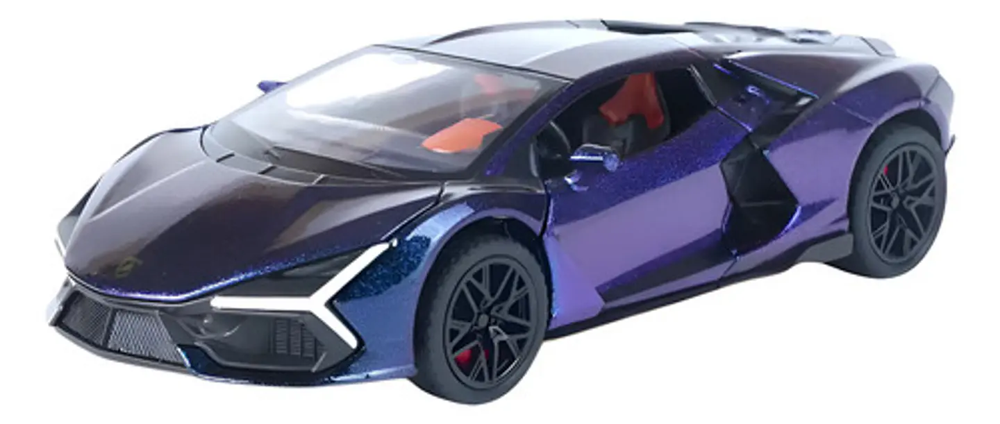 Lamborghini Revuelto Metal Luces Sonido Vapor Juguete 1:24 14