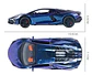 Lamborghini Revuelto Metal Luces Sonido Vapor Juguete 1:24 - Miniatura 15