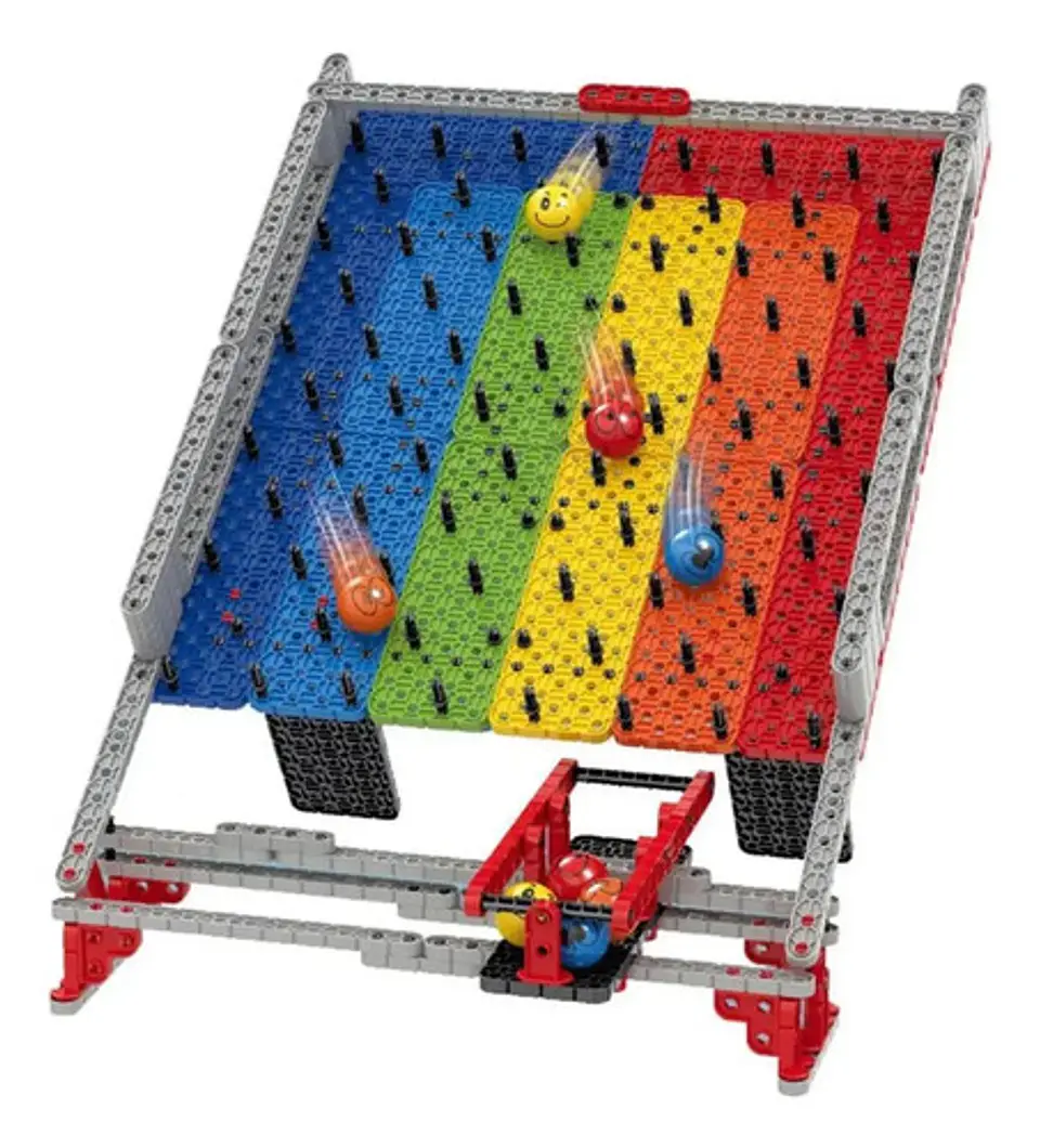 Pista Marbles Juego Habilidad Equilibrio Piquis Bloque Armar 3