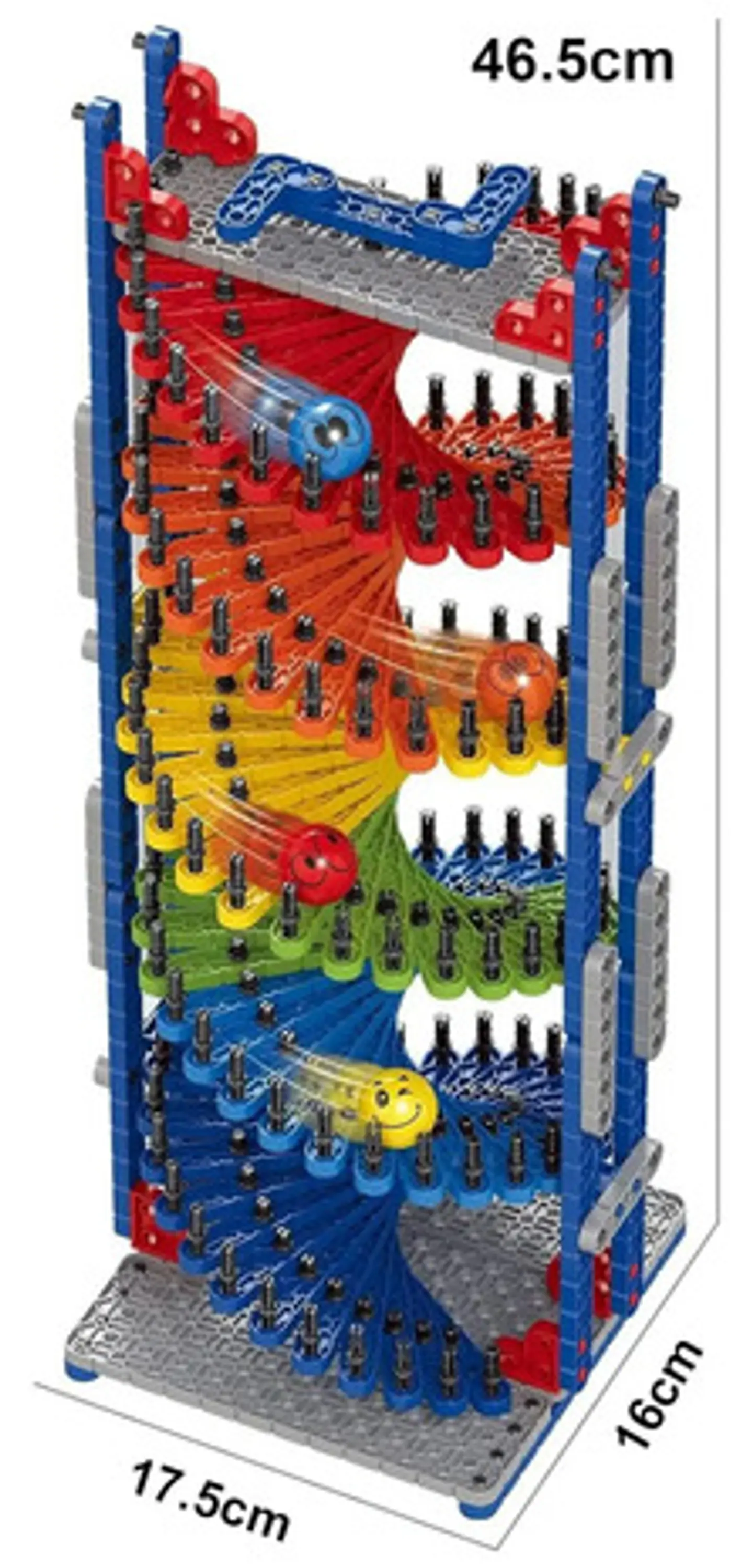 Pista Marbles Juego Habilidad Equilibrio Piquis Bloque Armar 9