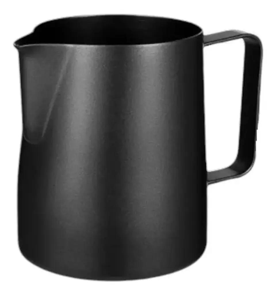 Jarra Espumadora Acero Inoxidable Térmica 1l Café Barista 1000ml Negro 1