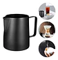 Jarra Espumadora Acero Inoxidable Térmica 1l Café Barista 1000ml Negro - Miniatura 3