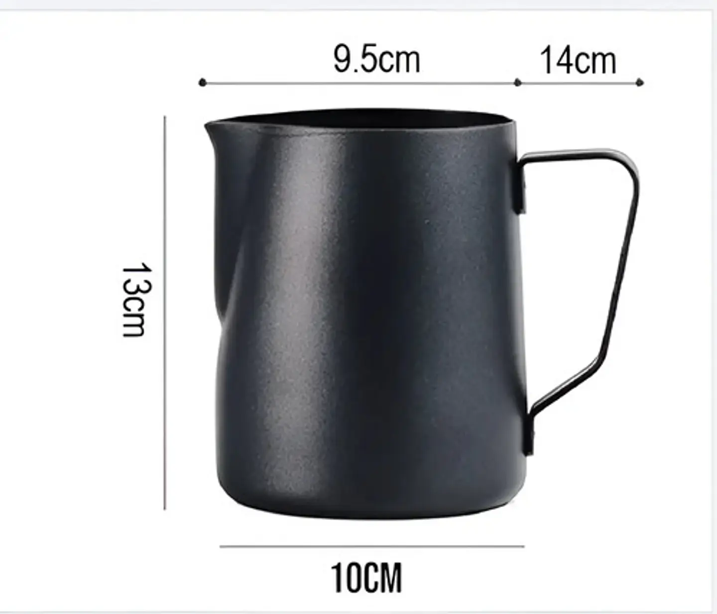 Jarra Espumadora Acero Inoxidable Térmica 1l Café Barista 1000ml Negro 4