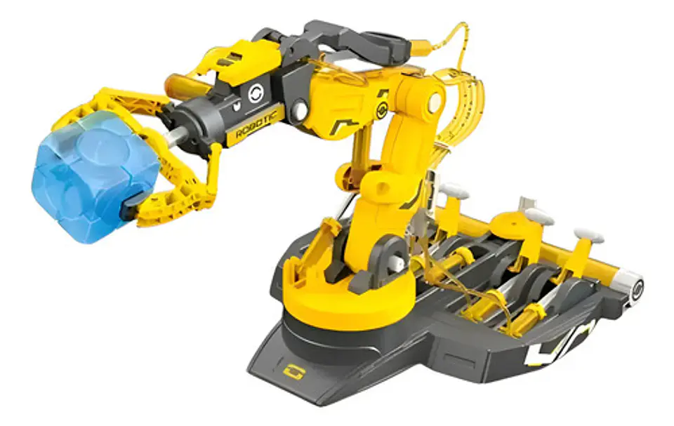Kit Brazo Robótico Hidráulico Steam Robotica Mano Montaje Ex 1