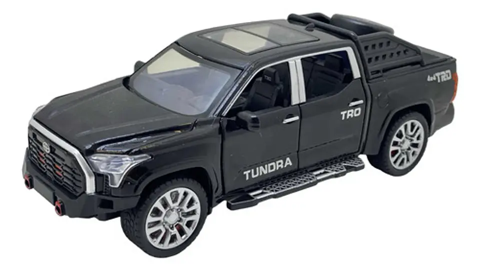 Toyota Tundra Trd Pro Miniatura Metal Coche Con Luz Y Sonido 1