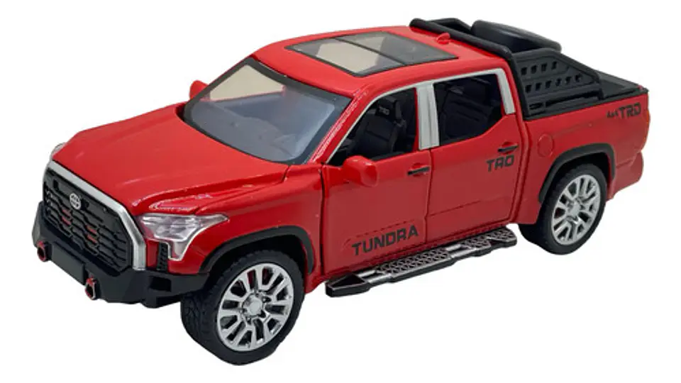 Toyota Tundra Trd Pro Miniatura Metal Coche Con Luz Y Sonido 12