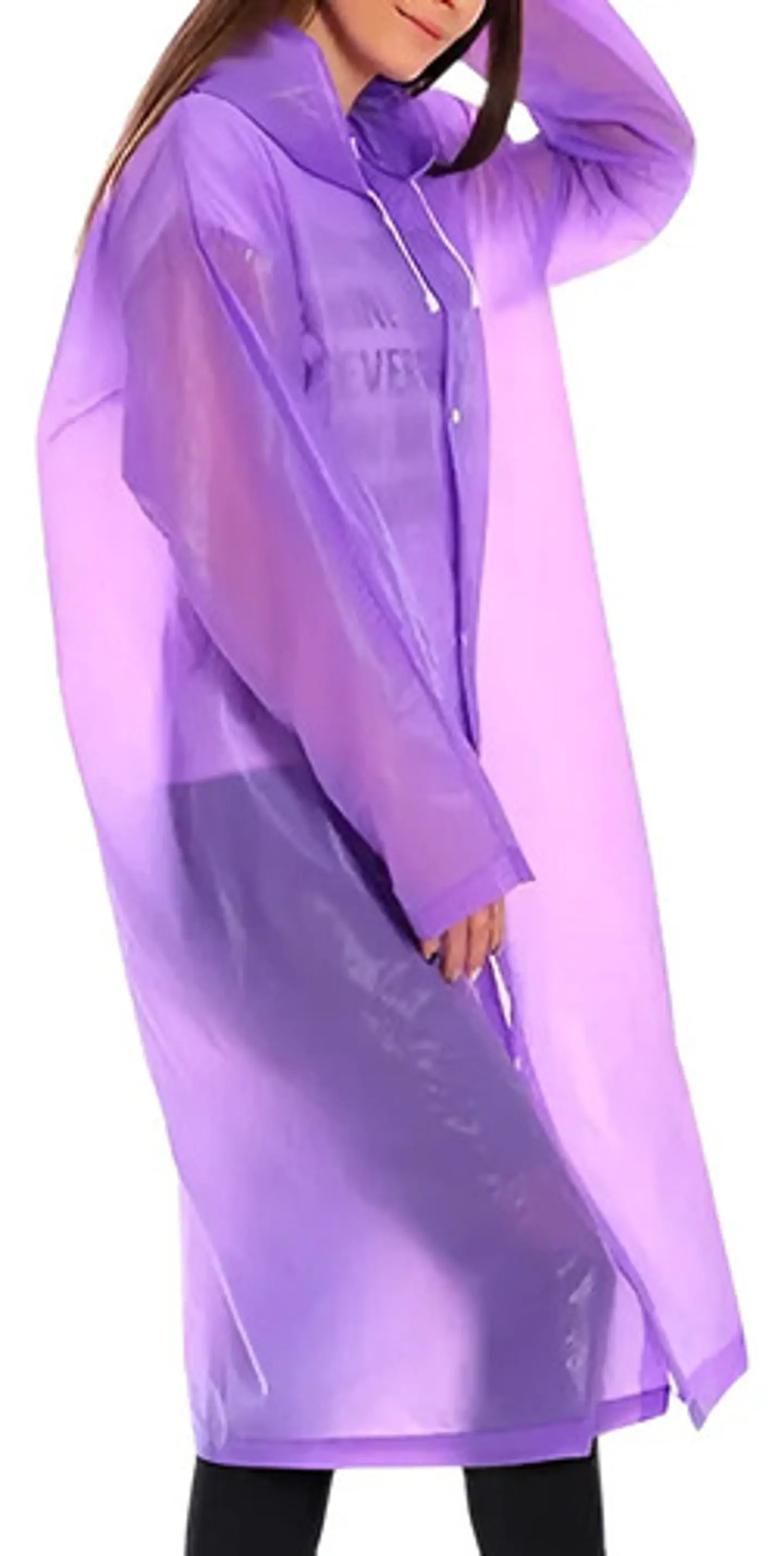 Capa De Lluvia  Impermeable Adulto Chaqueta Transparente 1