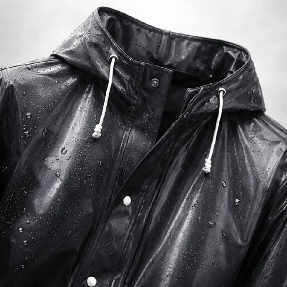Capa De Lluvia  Impermeable Adulto Chaqueta Transparente 5