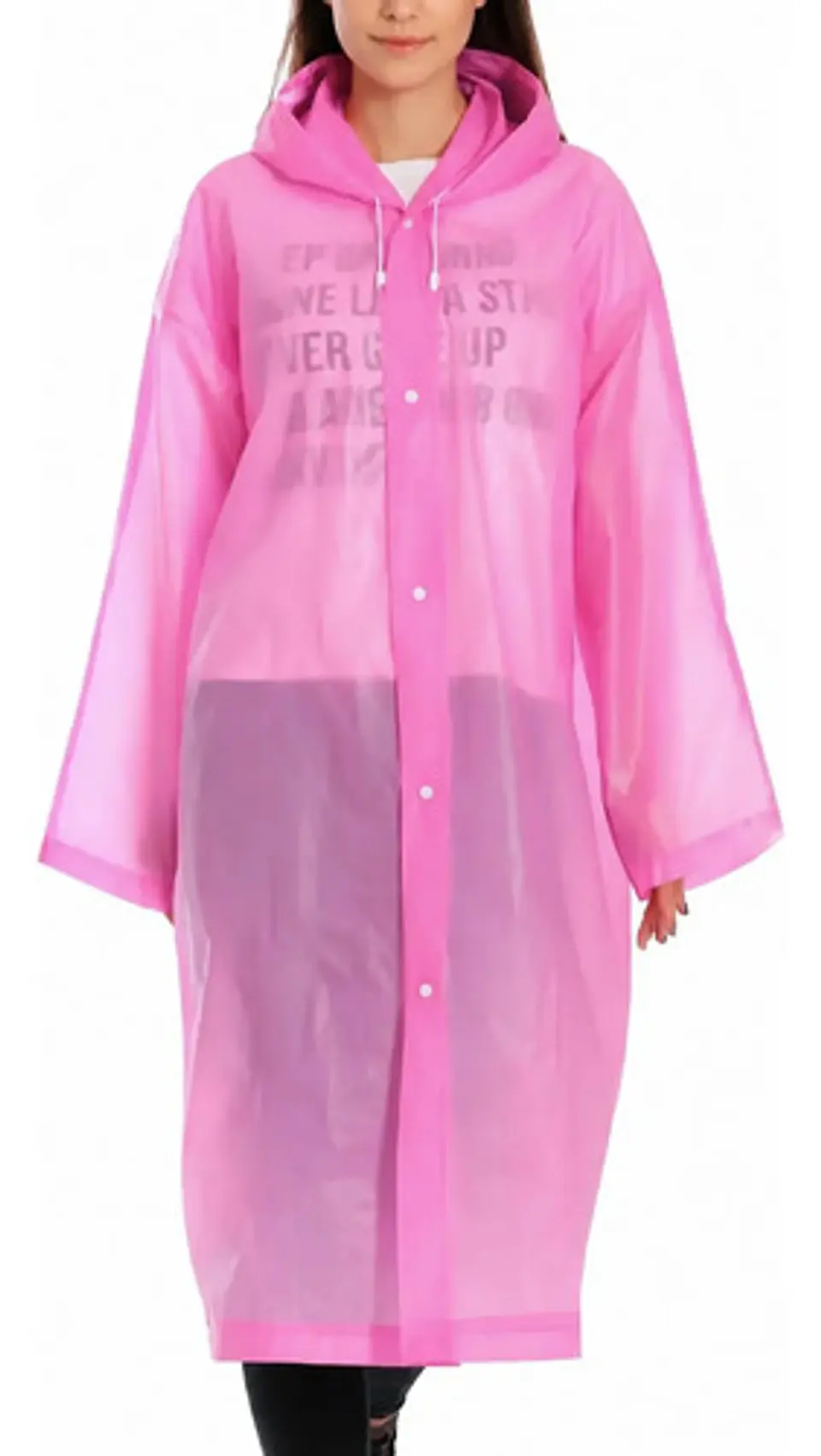 Capa De Lluvia  Impermeable Adulto Chaqueta Transparente 7