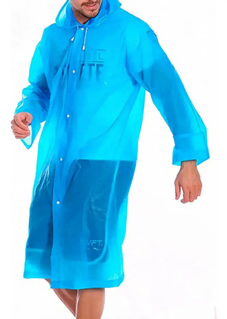 Capa De Lluvia  Impermeable Adulto Chaqueta Transparente 12