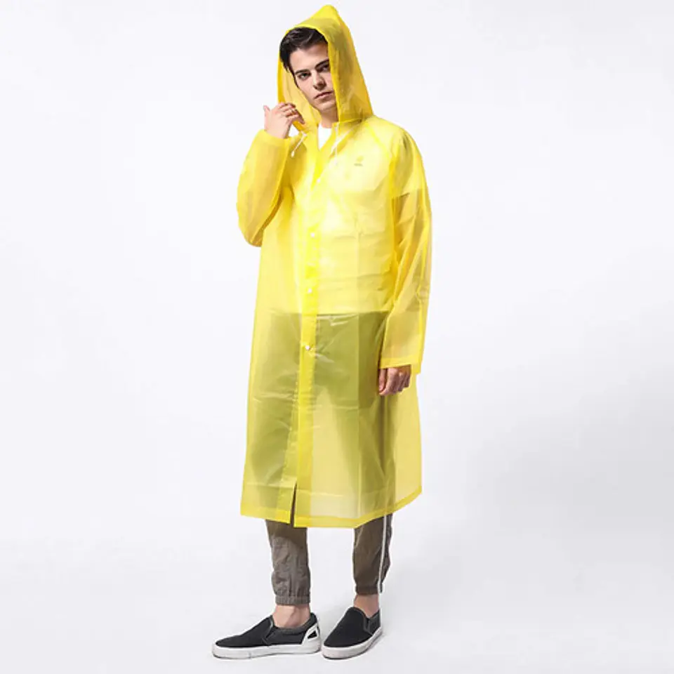 Capa De Lluvia  Impermeable Adulto Chaqueta Transparente 16