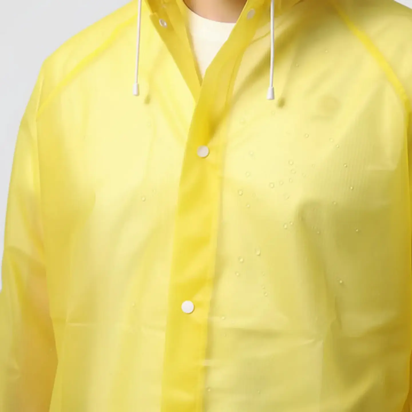 Capa De Lluvia  Impermeable Adulto Chaqueta Transparente 19