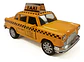 Taxi Amarillo De Nyc Con Acción De Retroceso, Juguete De Tax Amarillo Negro - Miniatura 4