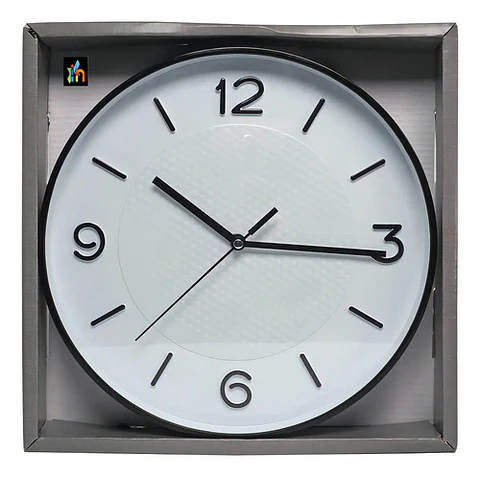 Reloj De Pared Con Diseño Geométrico (colores Surtidos) Esculturas Y Estatuas Blanco