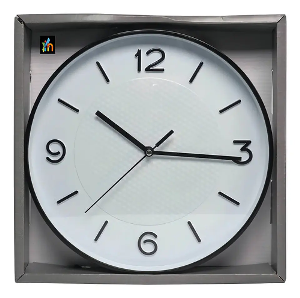 Reloj De Pared Con Diseño Geométrico (colores Surtidos) Esculturas Y Estatuas Blanco 1