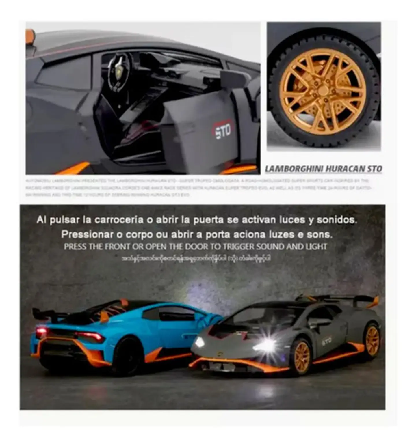 Lamborghini Huracán Sto Miniautos Metal Colección 6