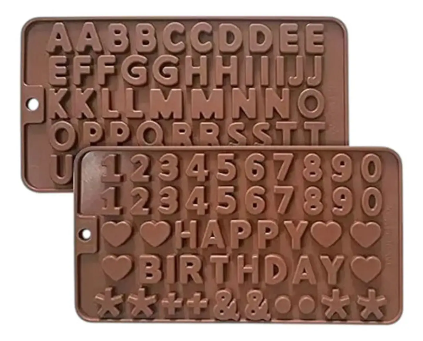 Molde Abecedario - Letras- Alfabeto Numeros Chocolate Tortas 4