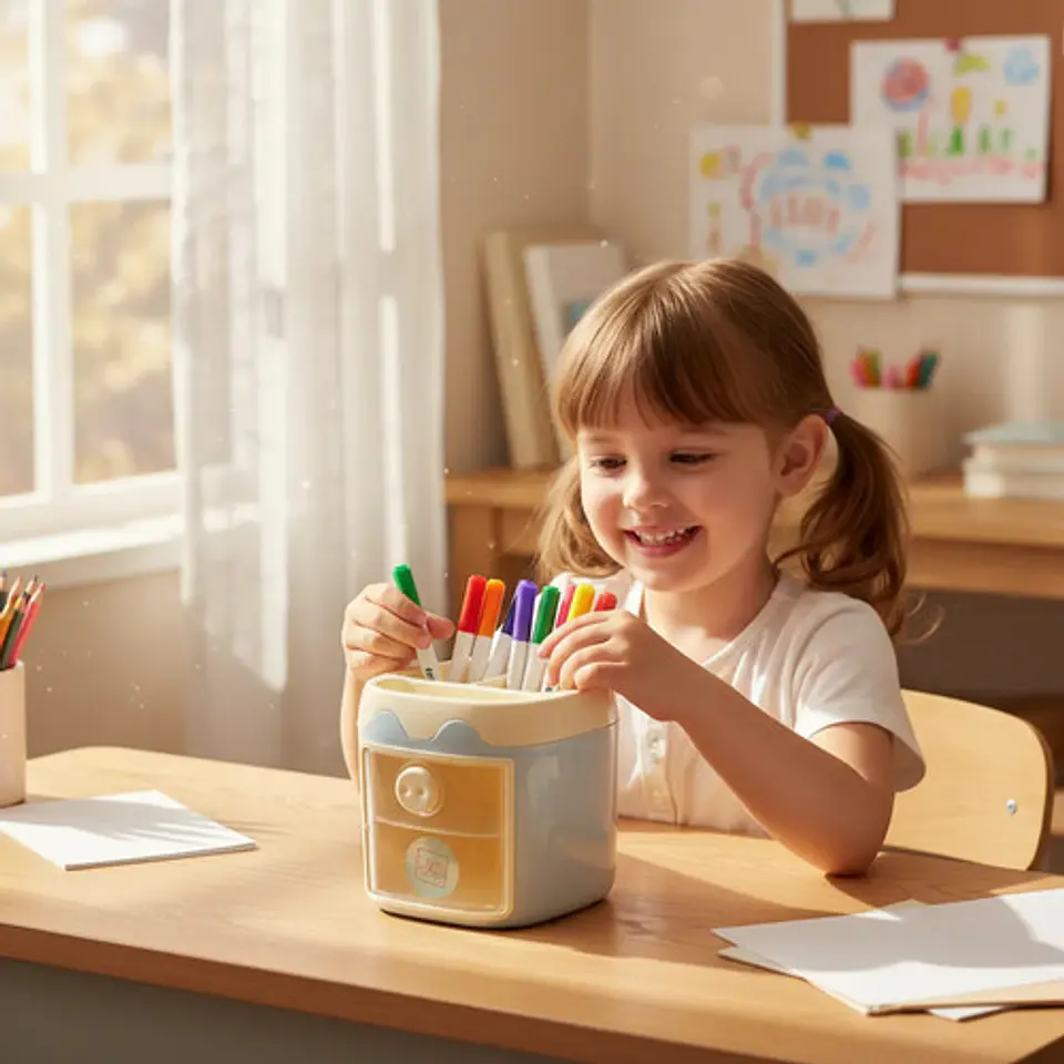 Organizador  Para Escritorio Lapices Cerdito 4