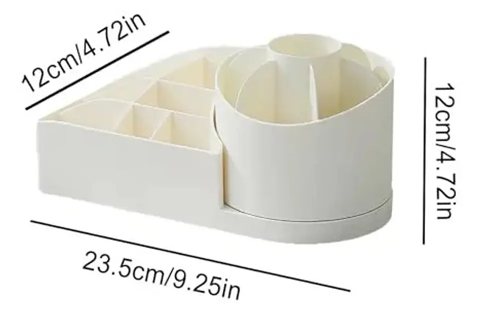 Organizador De  Maquillaje Giratorio Práctico Bandeja 6
