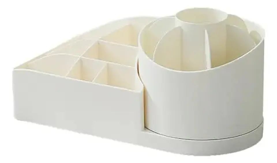 Organizador De  Maquillaje Giratorio Práctico Bandeja 7