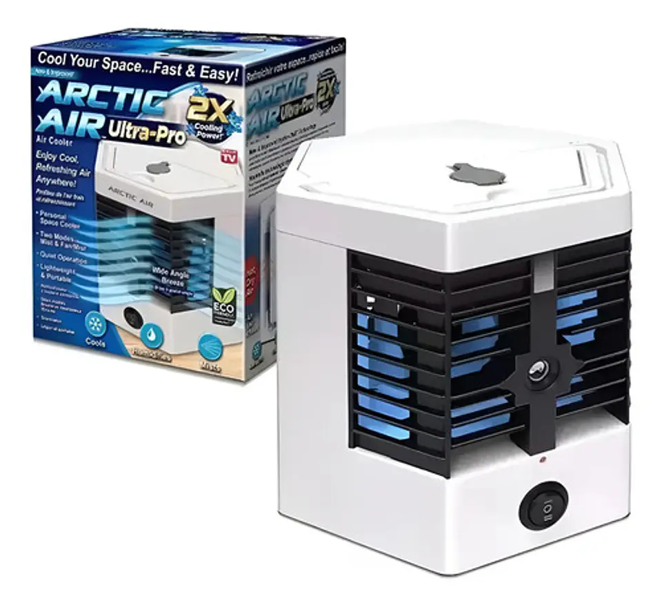 Aire Acondicionado Portátil 2 En 1 Arctic Air Artic Blanco Usb 110v 1