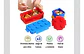 Lonchera Para Niños 3 Contenedores Tapa Hermética Bloques - Miniatura 5