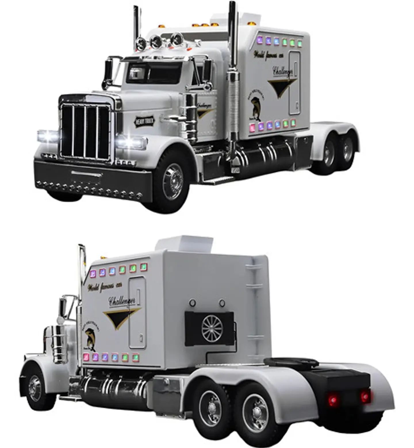 Tractomula Escala 1:24 Trailer Luces Sonido Capo Cabina 1