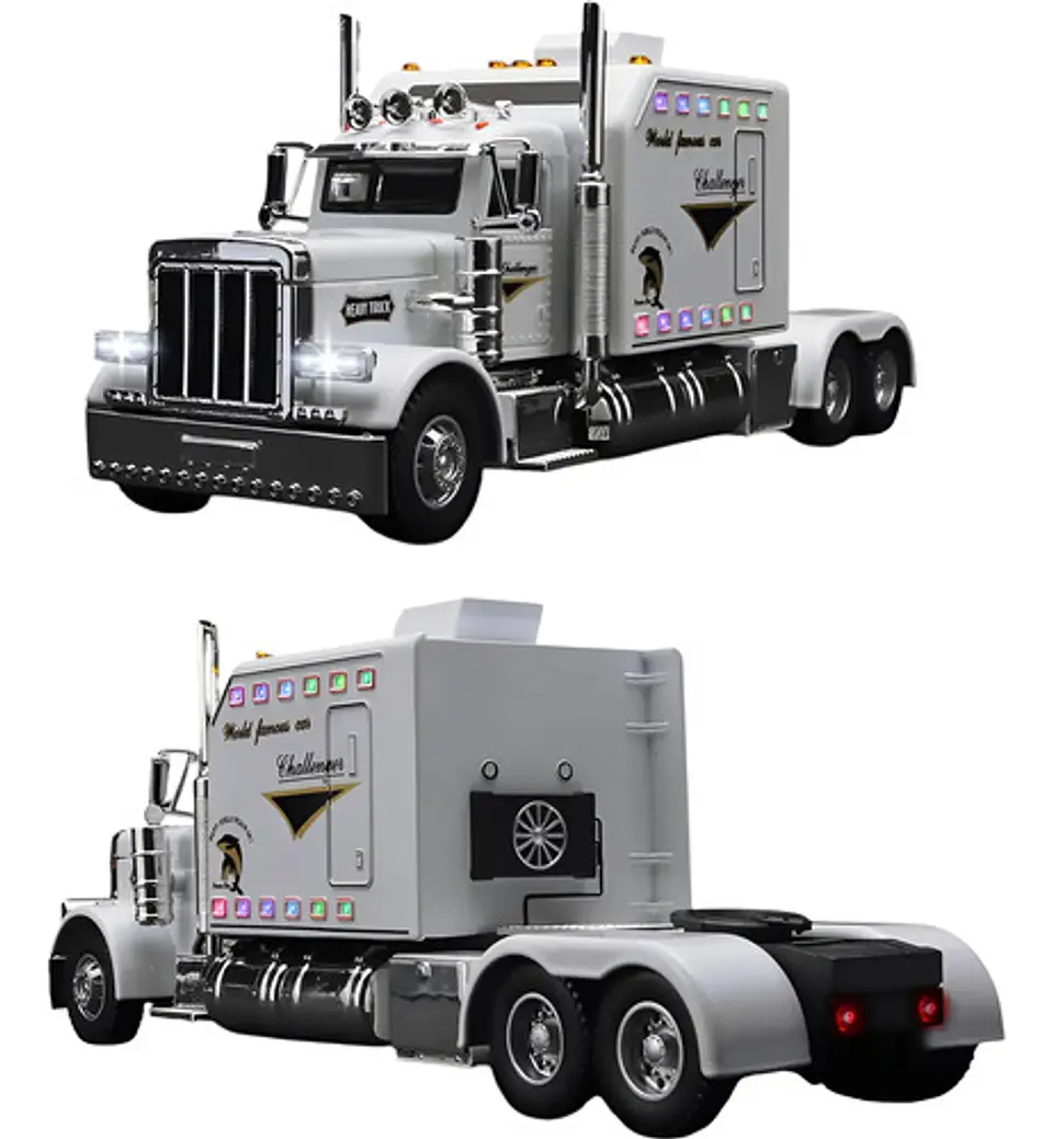 Tractomula Escala 1:24 Trailer Luces Sonido Capo Cabina 1